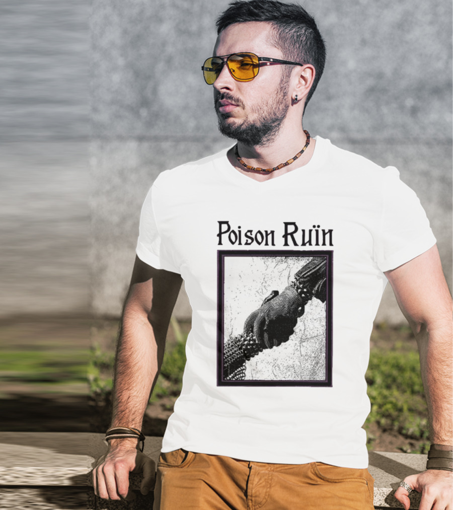 Poison Ruïn Medieval Chainmail Handshake Confrere T-Shirt