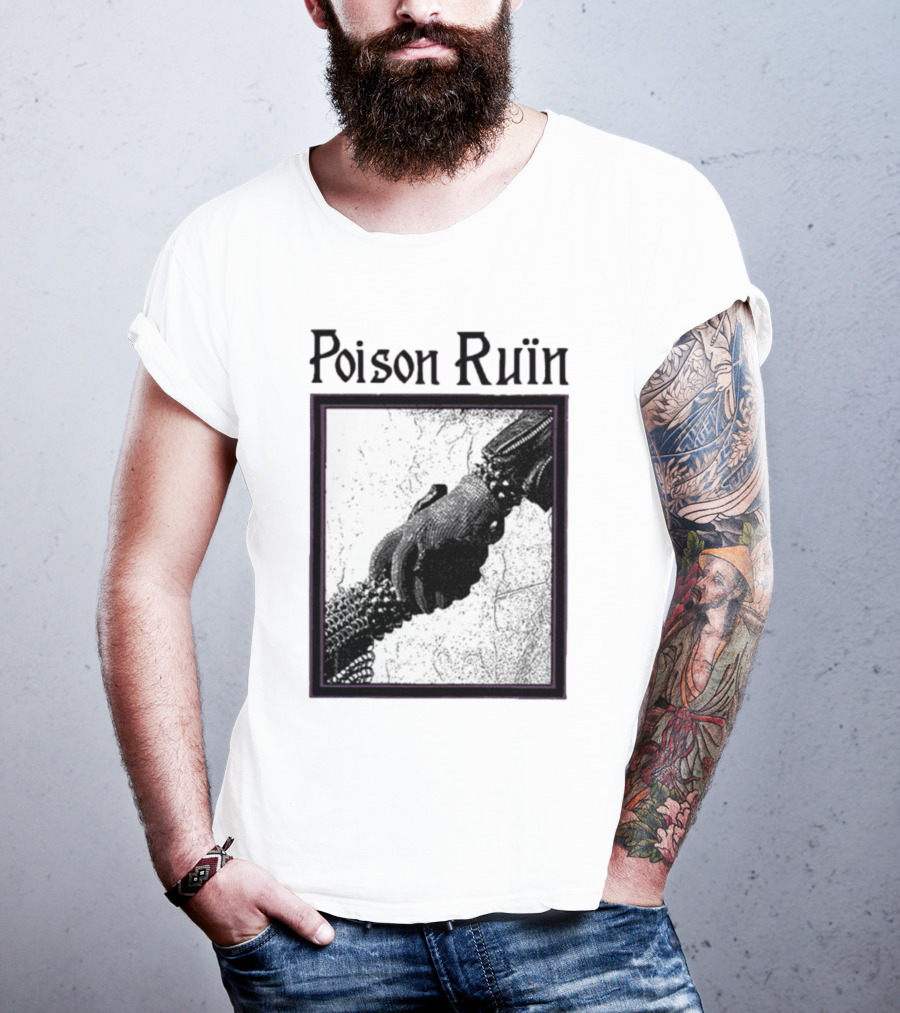 Poison Ruïn Medieval Chainmail Handshake Confrere T-Shirt