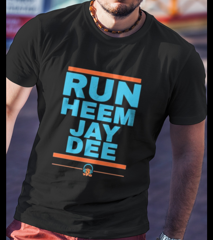 RUN HEEM JAY DEE 83 VPG Miami Dolphins T-Shirt