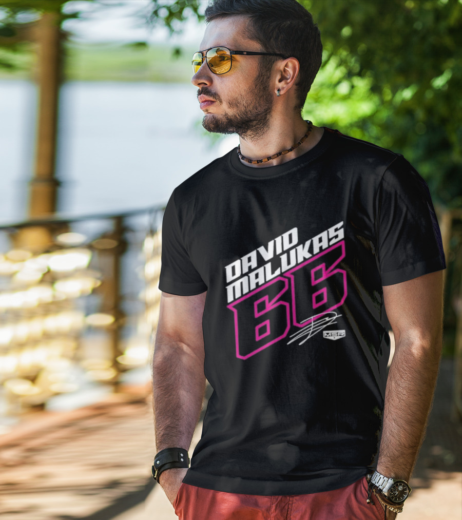 David Malukas 66 MSR Racing Signature T-Shirt