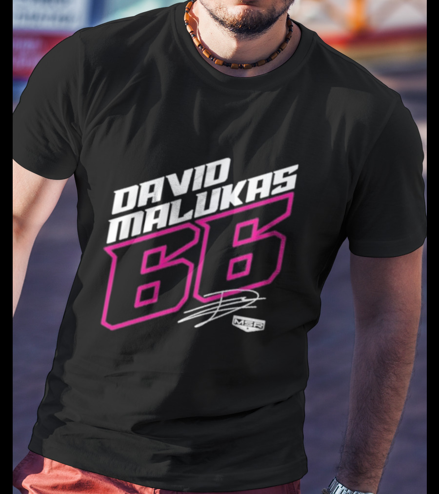 David Malukas 66 MSR Racing Signature T-Shirt