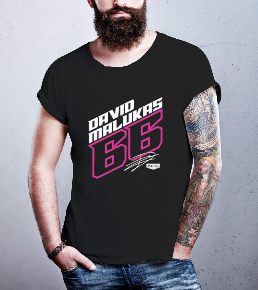 David Malukas 66 MSR Racing Signature T-Shirt