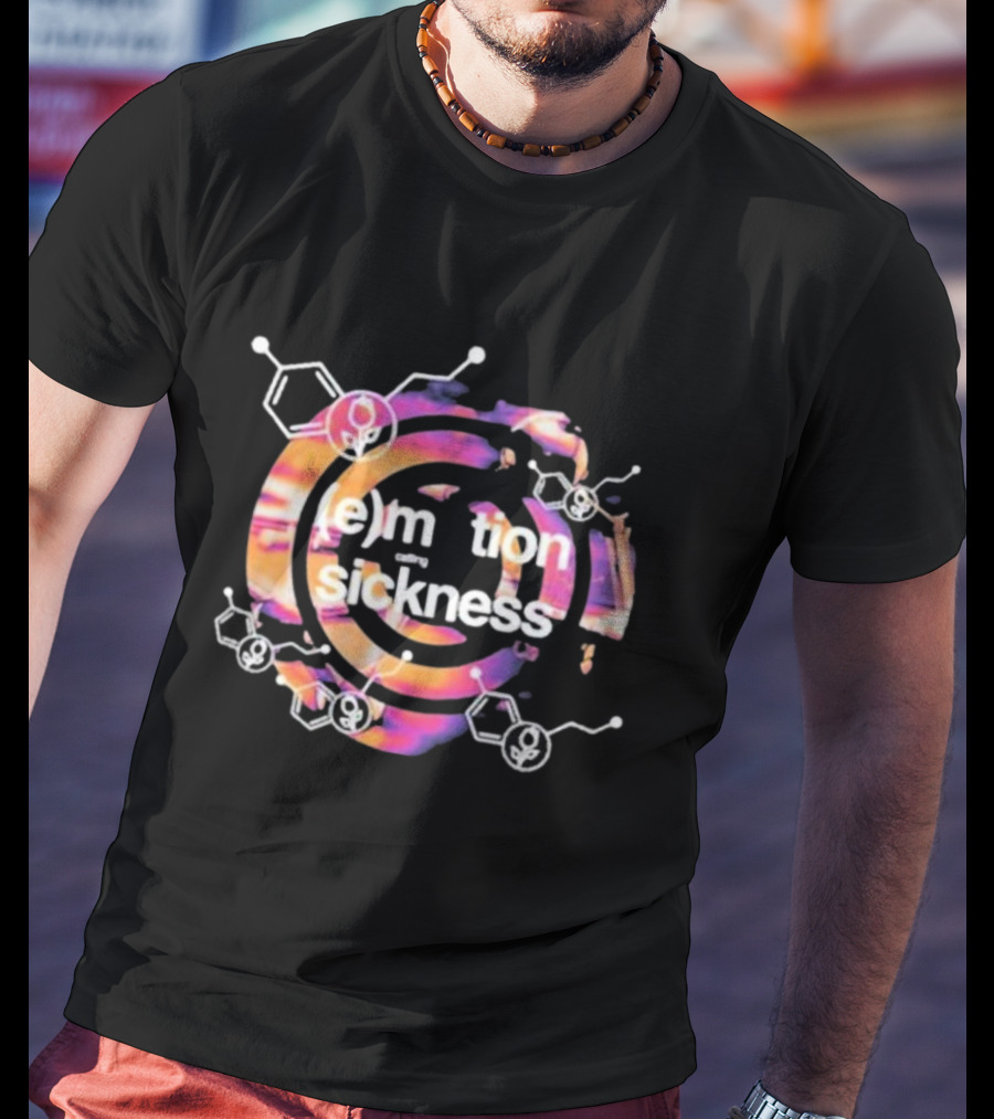 E Motion Sickness With Dine Alone Psychedelic Chemistry Vibes T-Shirt