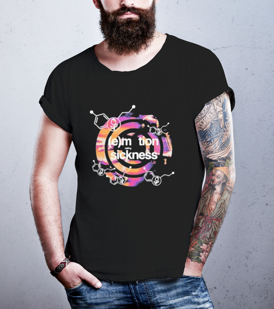 E Motion Sickness With Dine Alone Psychedelic Chemistry Vibes T-Shirt