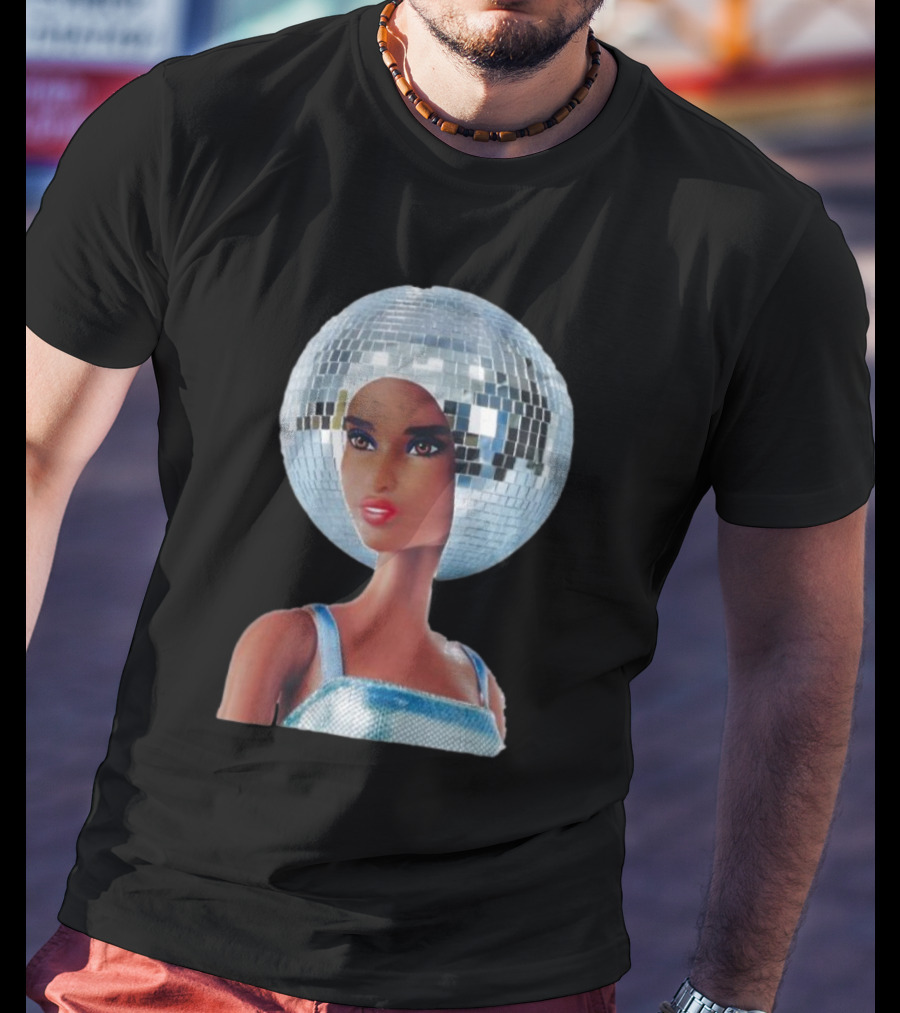 Discodiva Daytrip Ready Mirror Ball Glam Elegance T-Shirt
