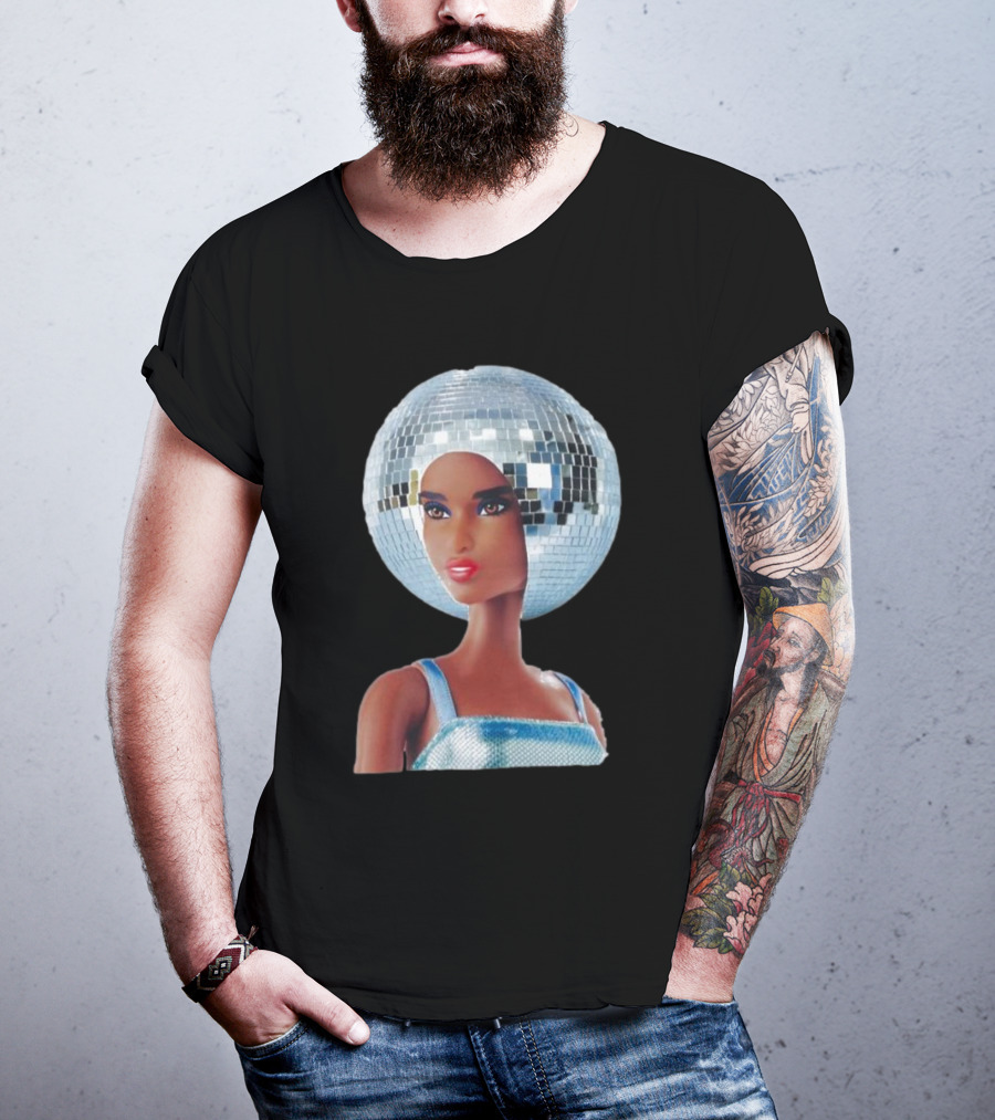Discodiva Daytrip Ready Mirror Ball Glam Elegance T-Shirt