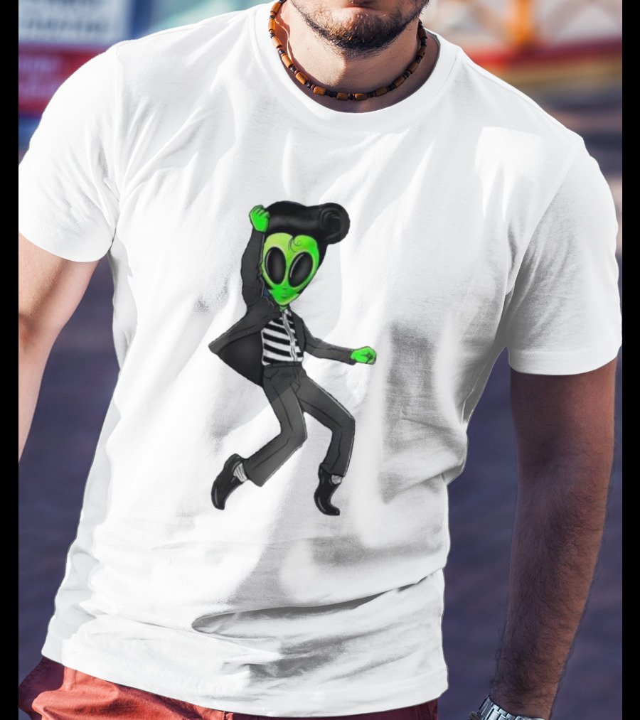 Jailhouse Rock Alien Elvis Presley Dance T-Shirt