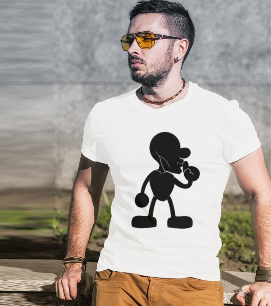 Yeet Team Mr Mew Iconic Silhouette And Dog Collaboration T-Shirt