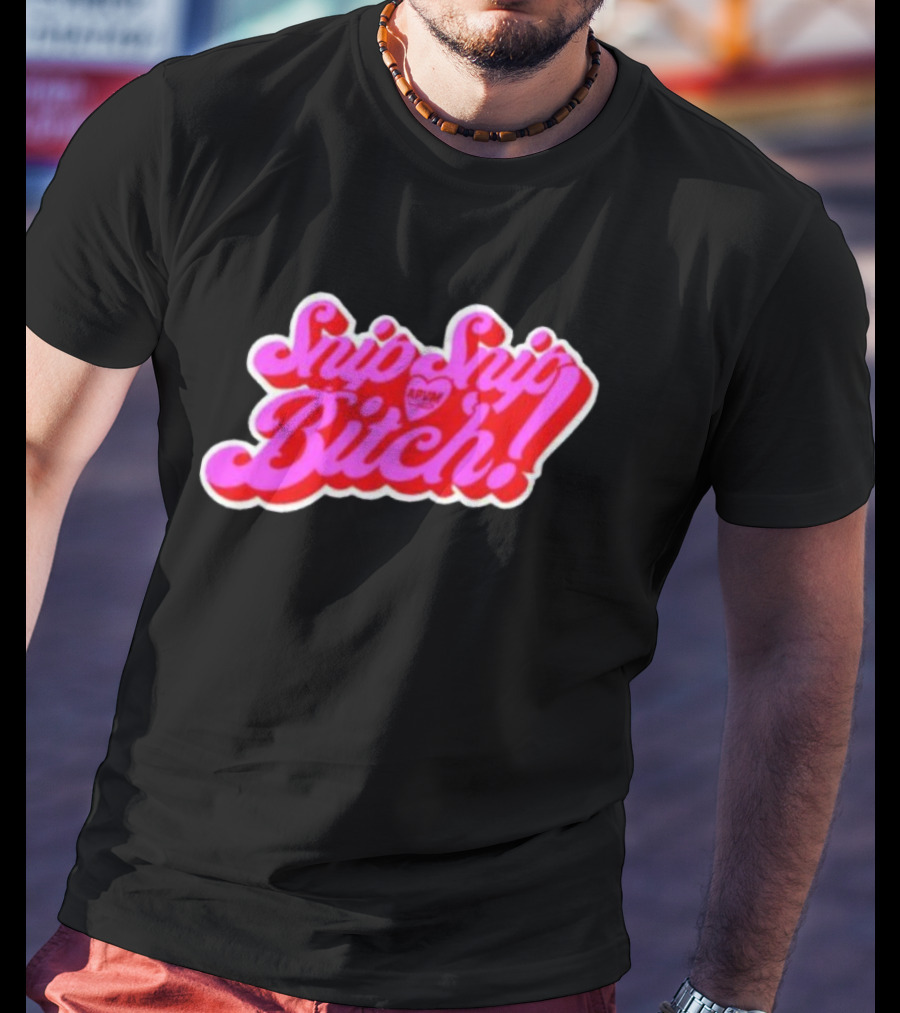 Angeria Paris Snip Snip Bitch APVM Heart Ringer T-Shirt