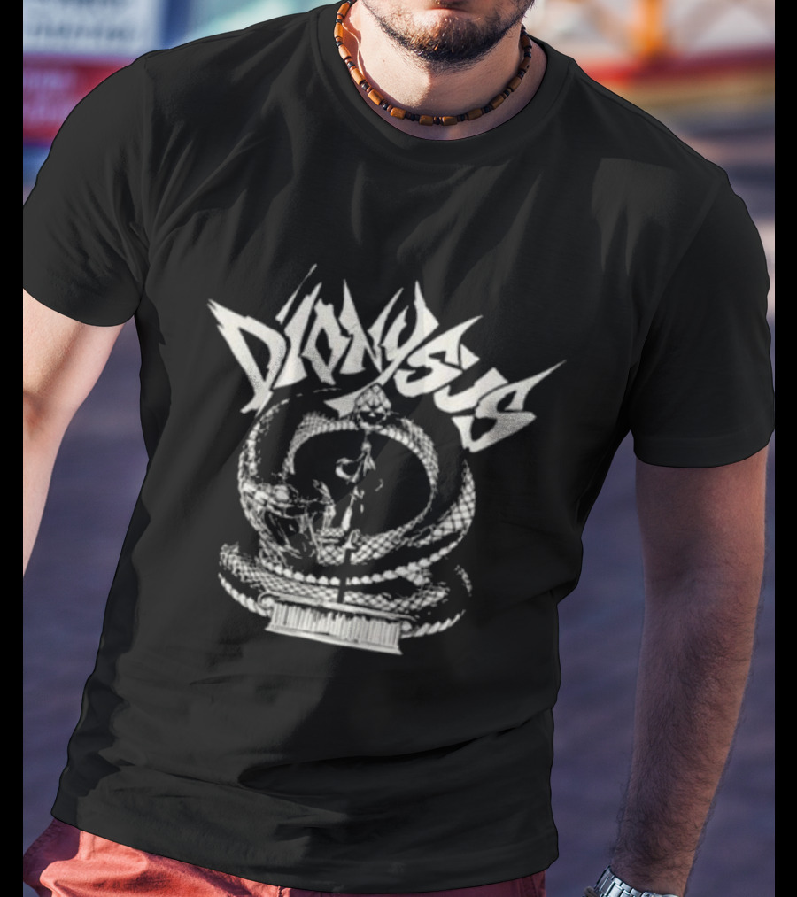 Dionysus Snake Artwork Kweeshop T-Shirt