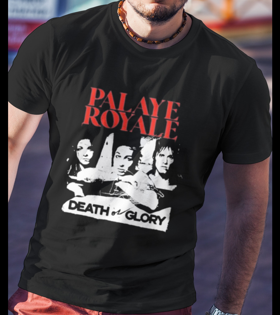 Palaye Royale Death Or Glory Band Member Portrait Trio T-Shirt