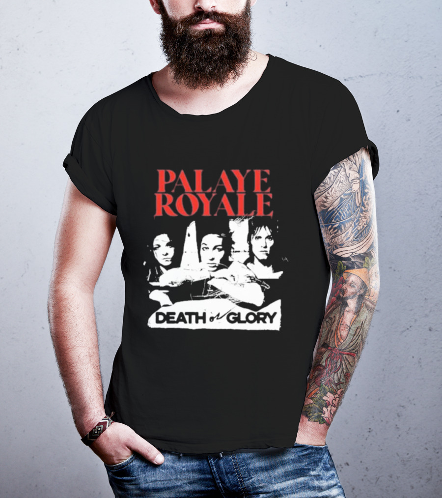 Palaye Royale Death Or Glory Band Member Portrait Trio T-Shirt
