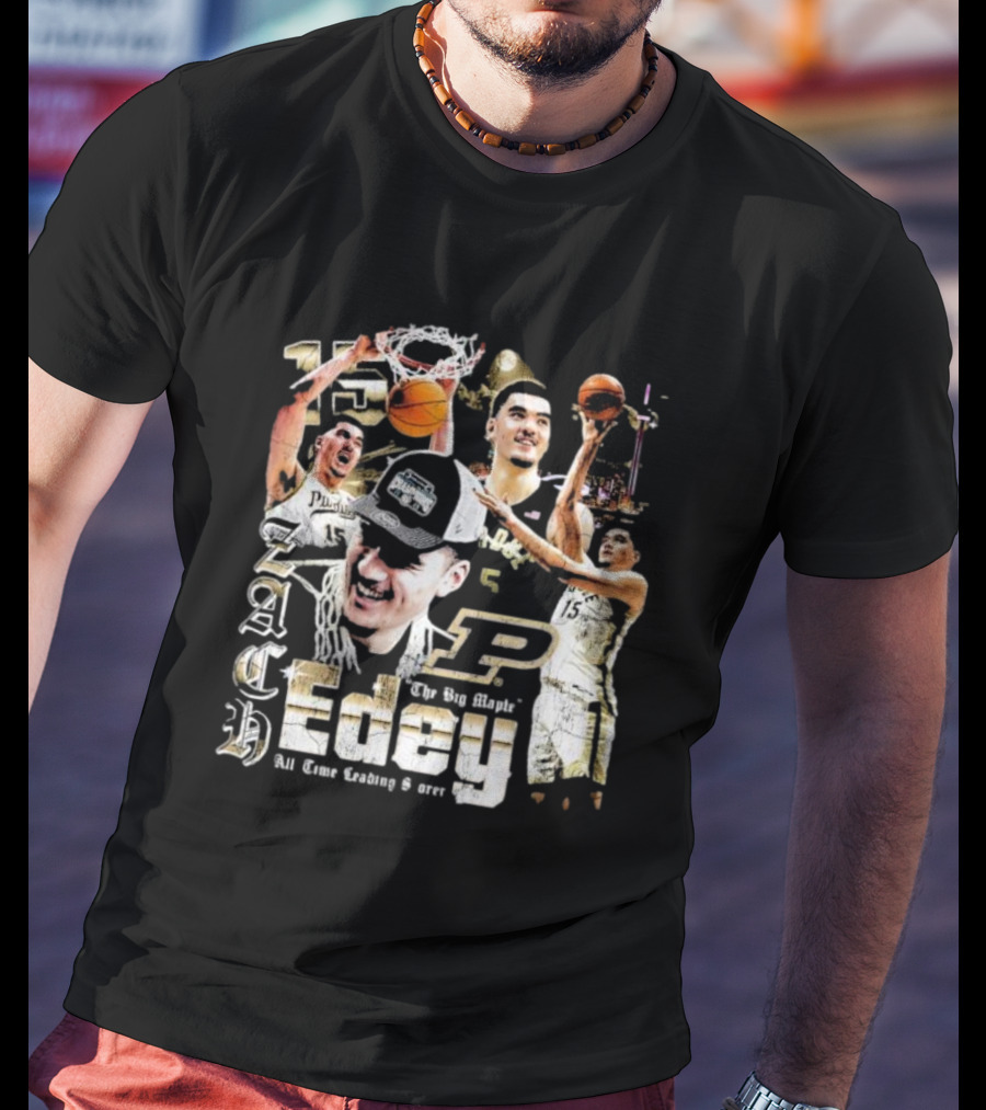 Zach Edey The Big Maple Purdue All Time Leading Scorer T-Shirt