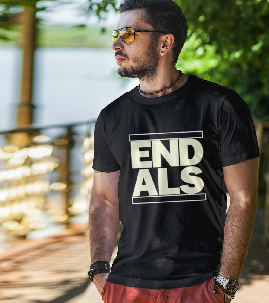 Torey Lovullo Supporting Awareness With End ALS Message T-Shirt