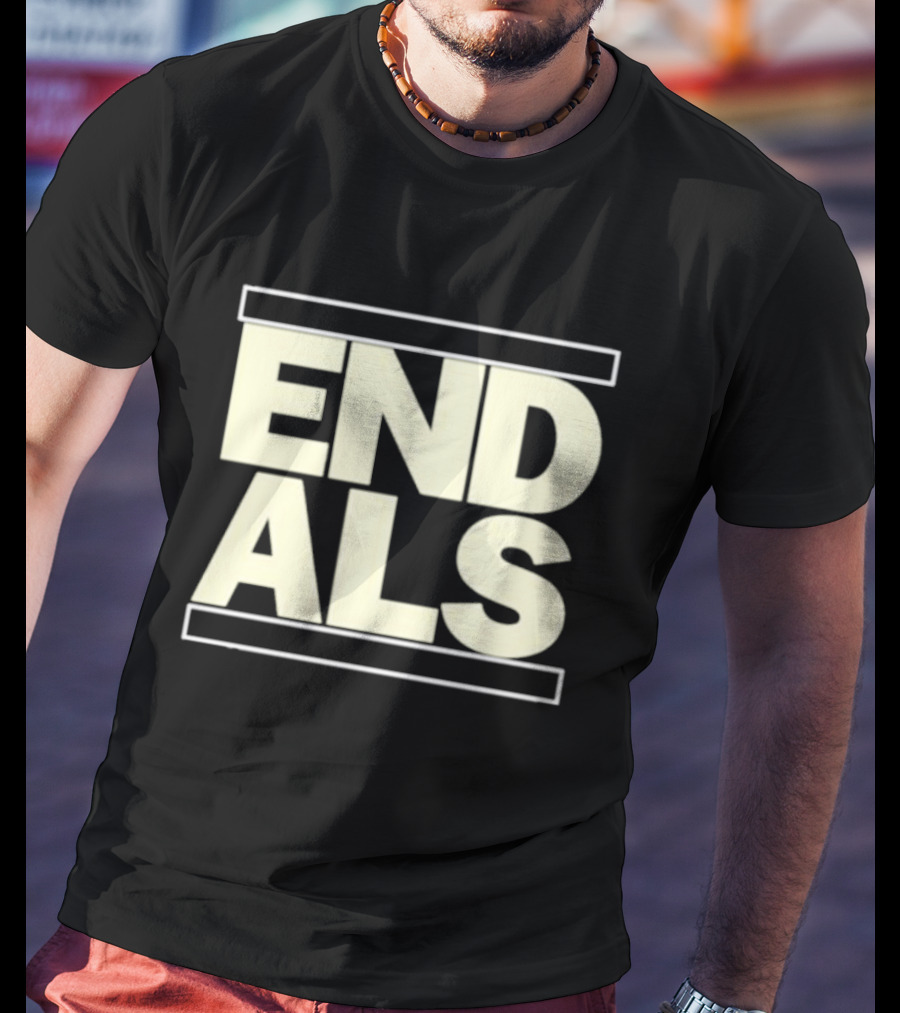 Torey Lovullo Supporting Awareness With End ALS Message T-Shirt