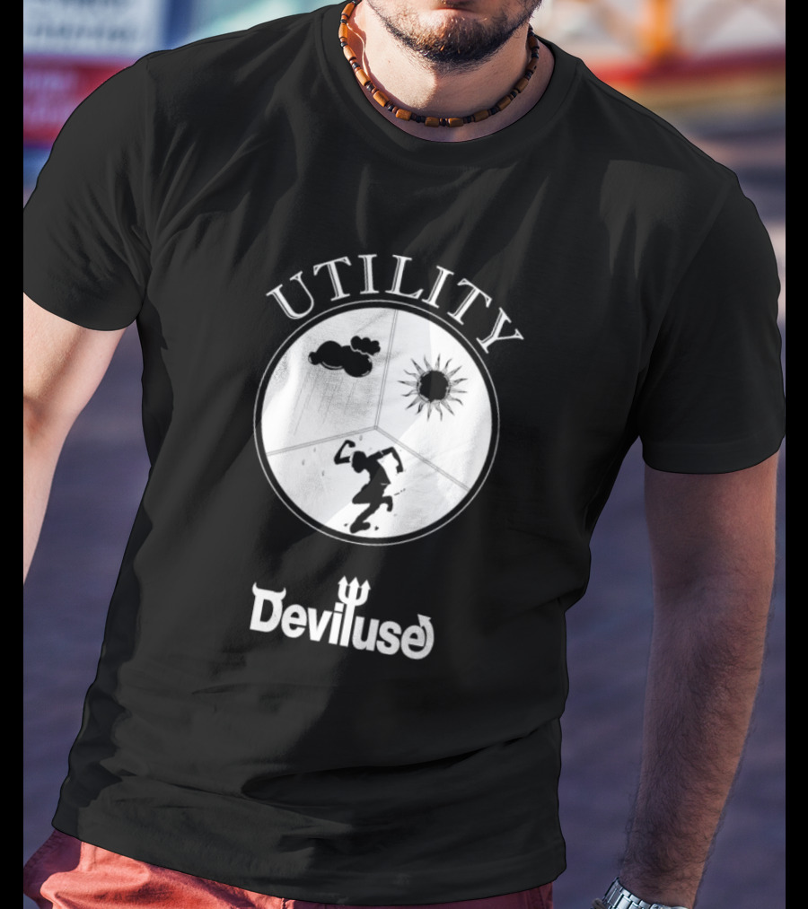 Utility Deciluse Rain Sun And Run Deviluse T-Shirt