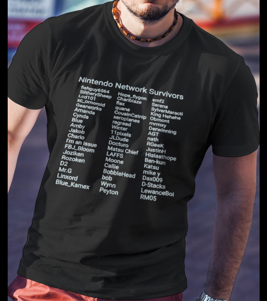 Nintendo Network Survivors Fishguy6564 Hope_flygon Smf2 SiltherySheep Chariblaze Serena Quane Blue_Kamex Wyn Peyton Ben-kun Katsu T-Shirt