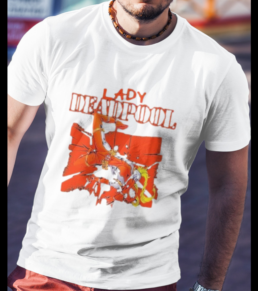 Rob Liefeld Lady Deadpool T-Shirt