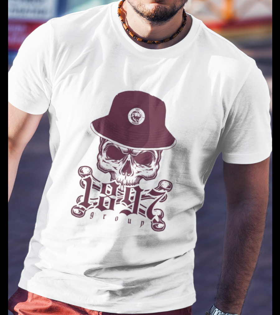 1897 Group Skull With Hat T-Shirt