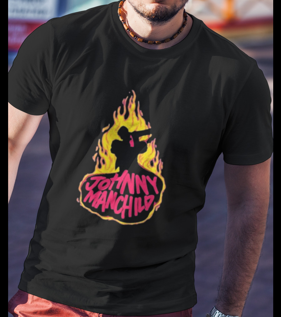 Johnny Manchild Fire Dance Silhouette Flame T-Shirt