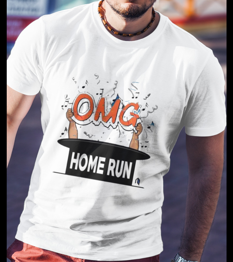 OMG Home Run From Magic Hat With Music Notes T-Shirt