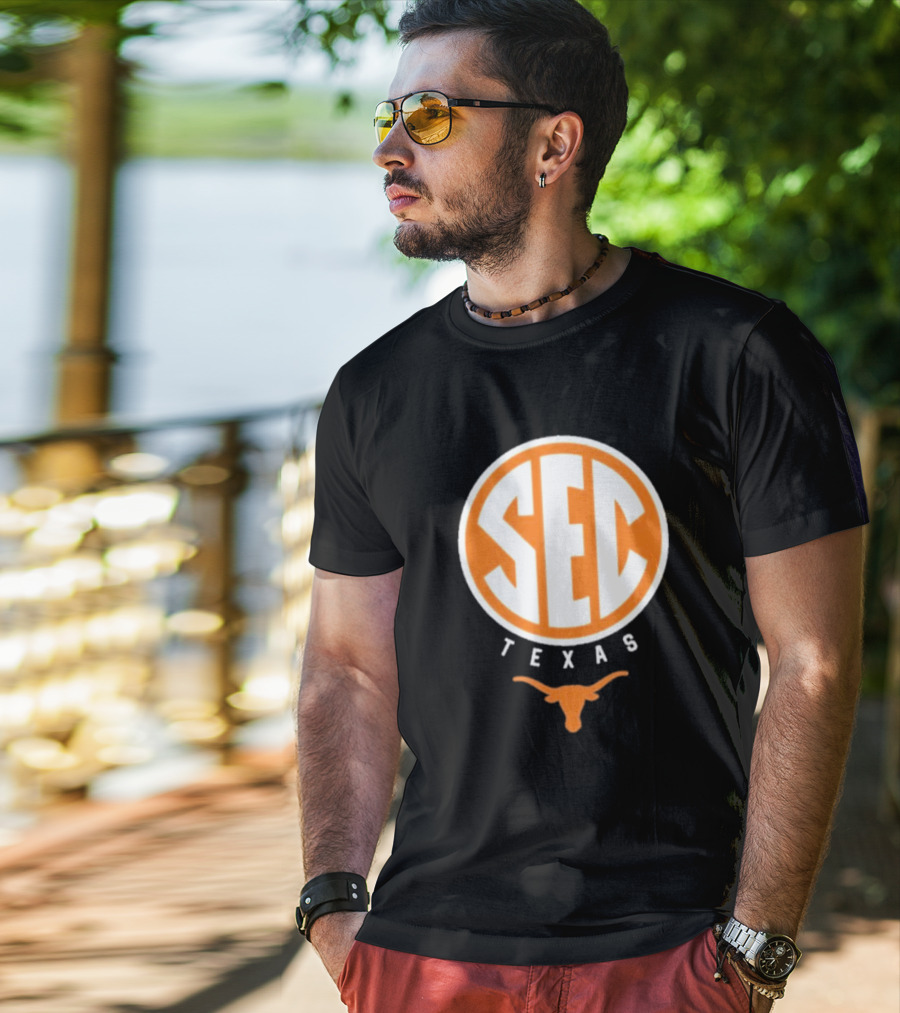 SEC Texas Longhorns Logo Texas Longhorn T-Shirt