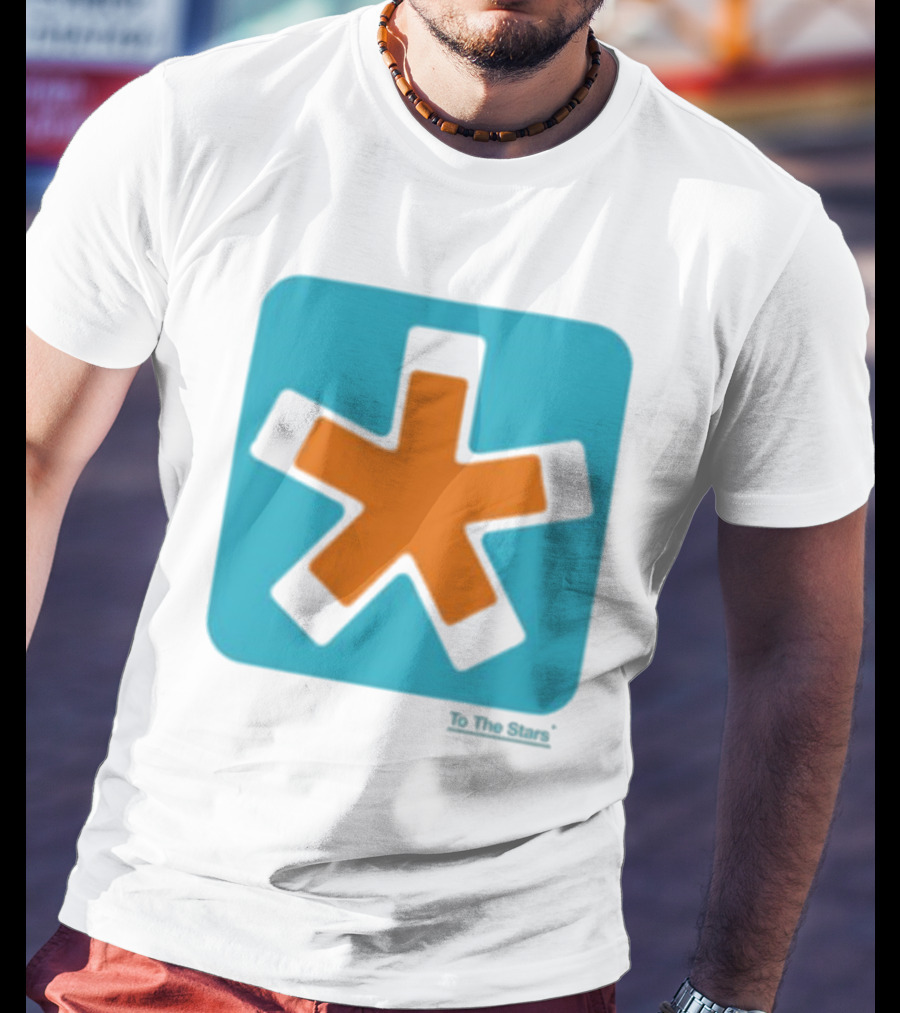 To The Stars Asterisk Icon Bold Colorful T-Shirt