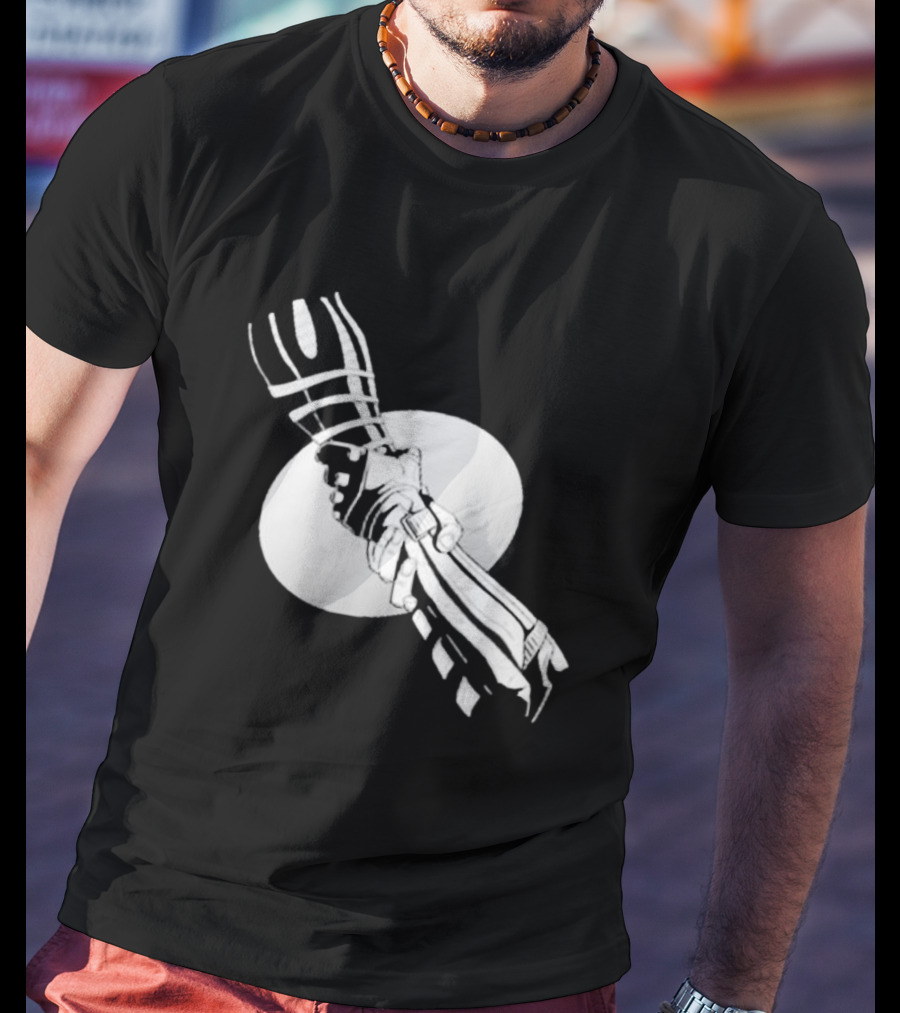 You’re Not Alone Holding Hands Black And White Version T-Shirt