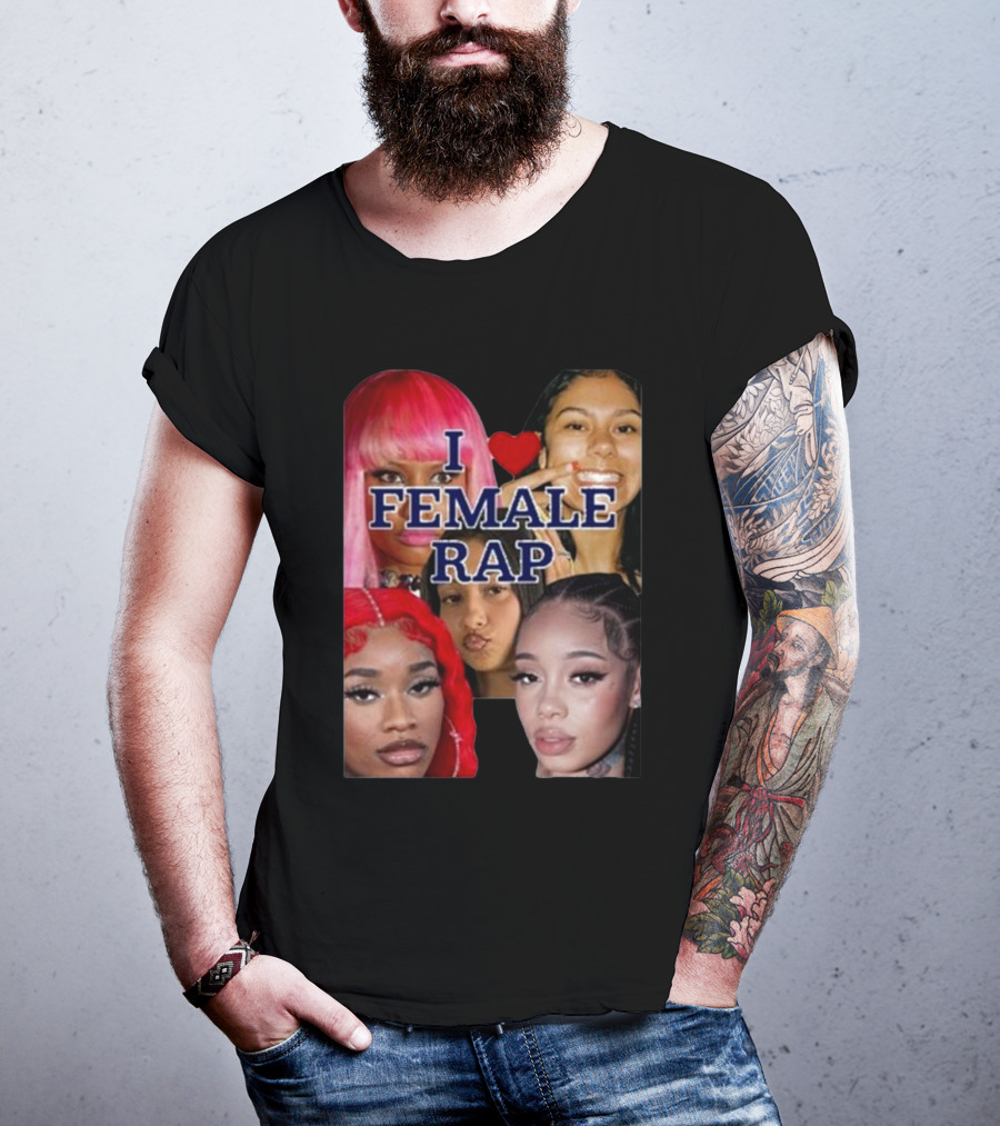 Nrth West Is My Spirit Animal I Love Female Rap Montage T-Shirt