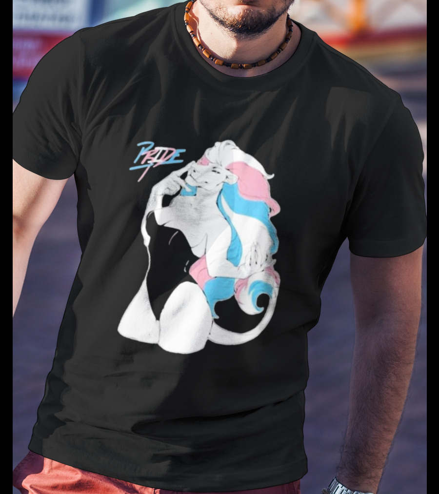 Pride Lioness Trans Flag Colors T-Shirt