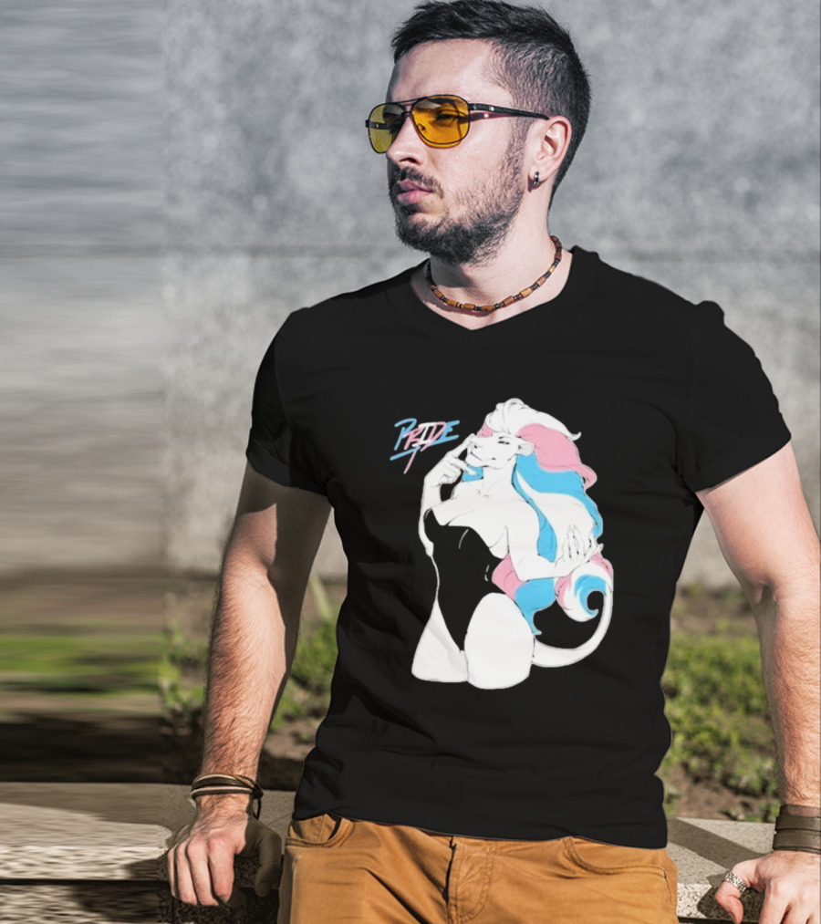 Pride Lioness Trans Flag Colors T-Shirt