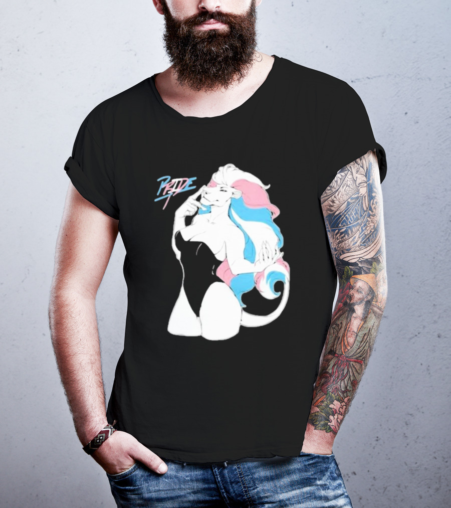 Pride Lioness Trans Flag Colors T-Shirt