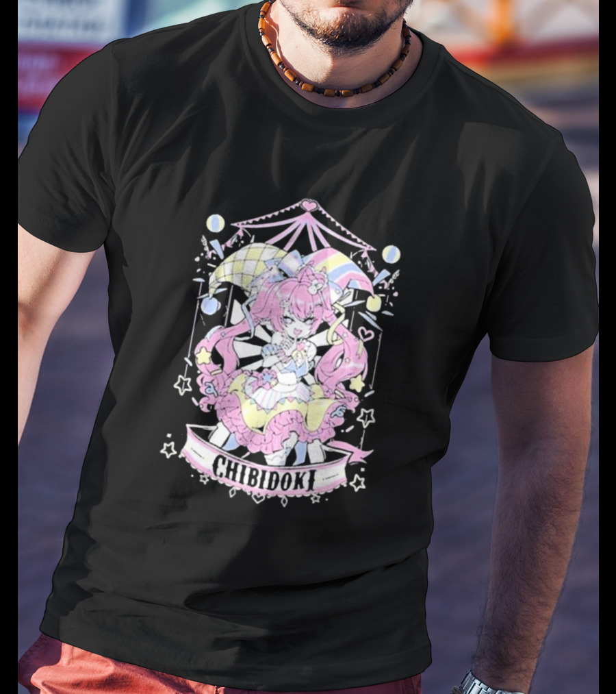 Chibidoki Pastel Circus Jester Kawaii Aesthetic T-Shirt