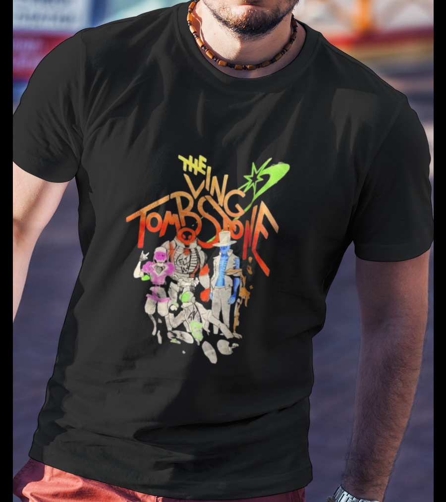 The Living Tombstone Characters And Logo With Colorful T-Shirt