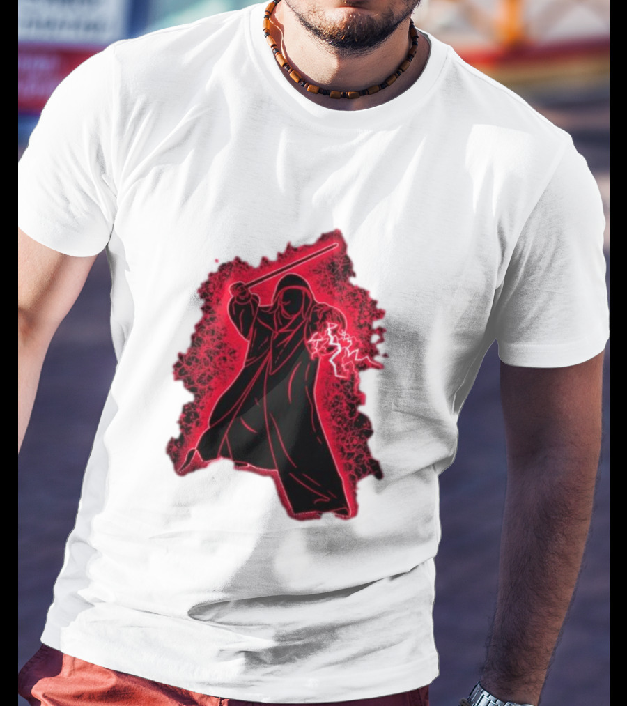 Lord Senator Thunder Dark Force Power Lightsaber Lightning T-Shirt