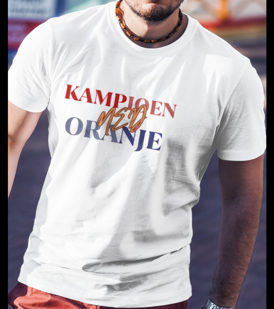 Kampioen Neder Oranje Pays-bas Champion T-Shirt
