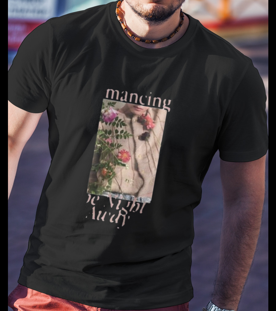 Romancing The Night Away Floral Slow Dancing T-Shirt