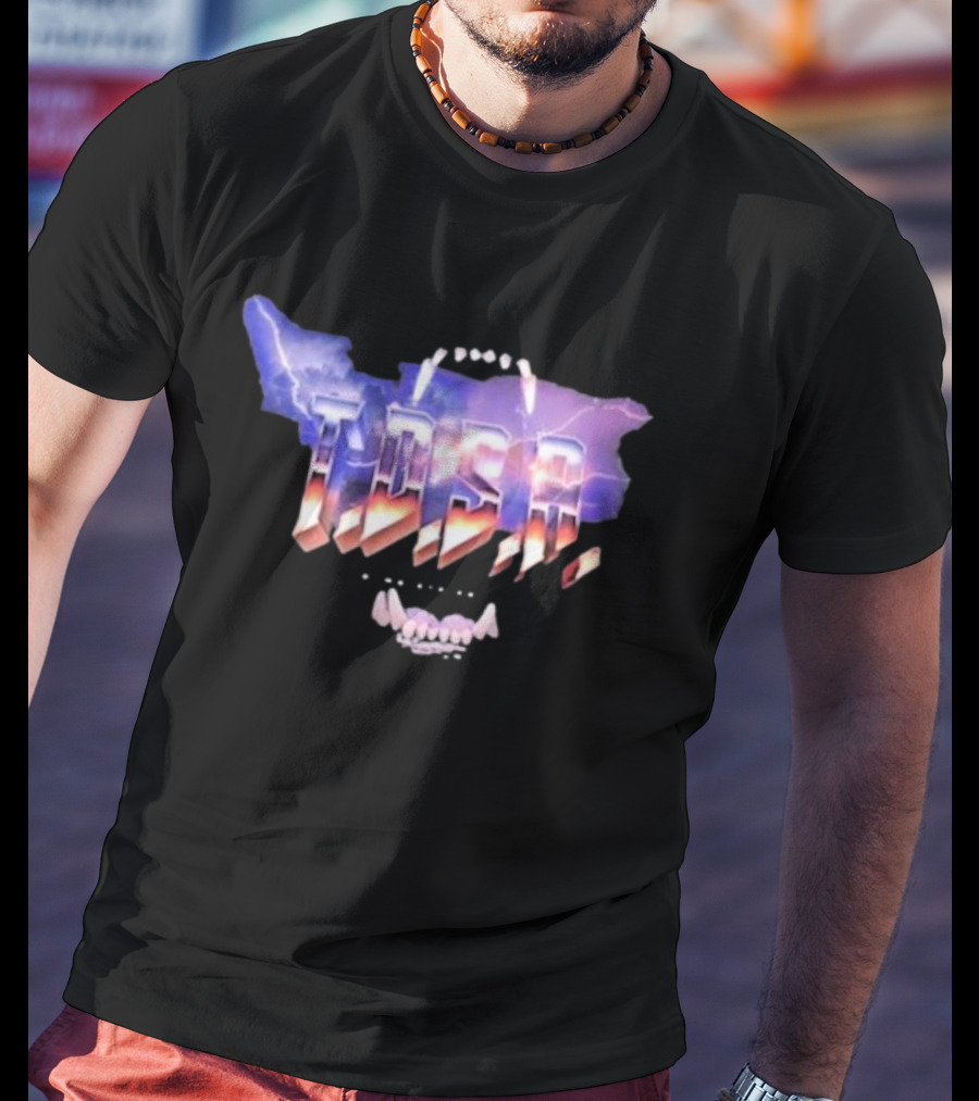 T.D.S.R. The Dawg Strikes Again Ruin Your Day Lightning Teeth T-Shirt