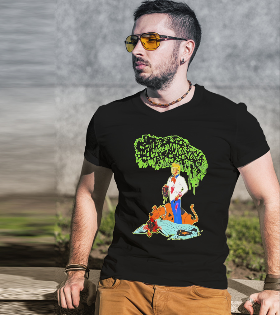 Sanguisugabogg Scooby Doo Fred Jones Horror Mashup T-Shirt