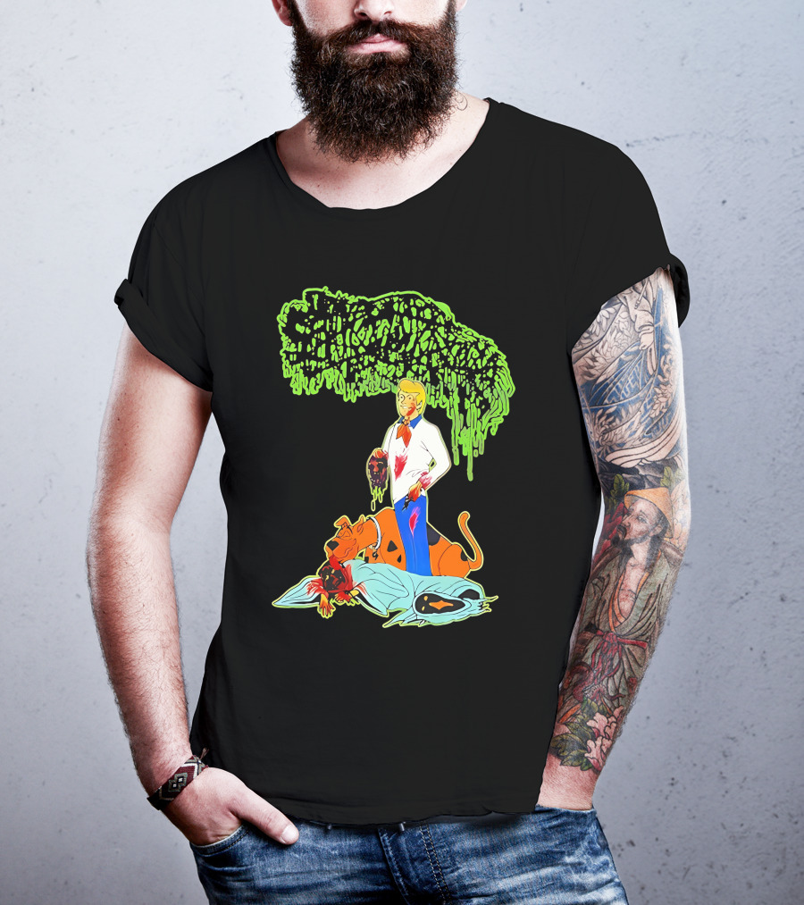 Sanguisugabogg Scooby Doo Fred Jones Horror Mashup T-Shirt