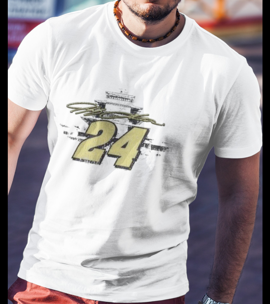Jeff Gordon Hendrick Motorsports Team Collection 24 1994 Indy Brickyard 400 Winner T-Shirt