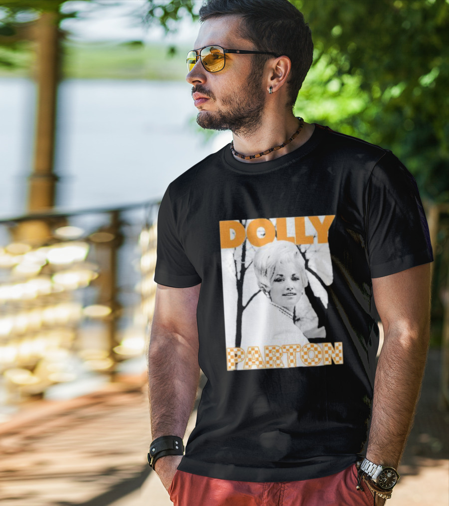 Dolly Parton Retro Black And White Tennessee T-Shirt