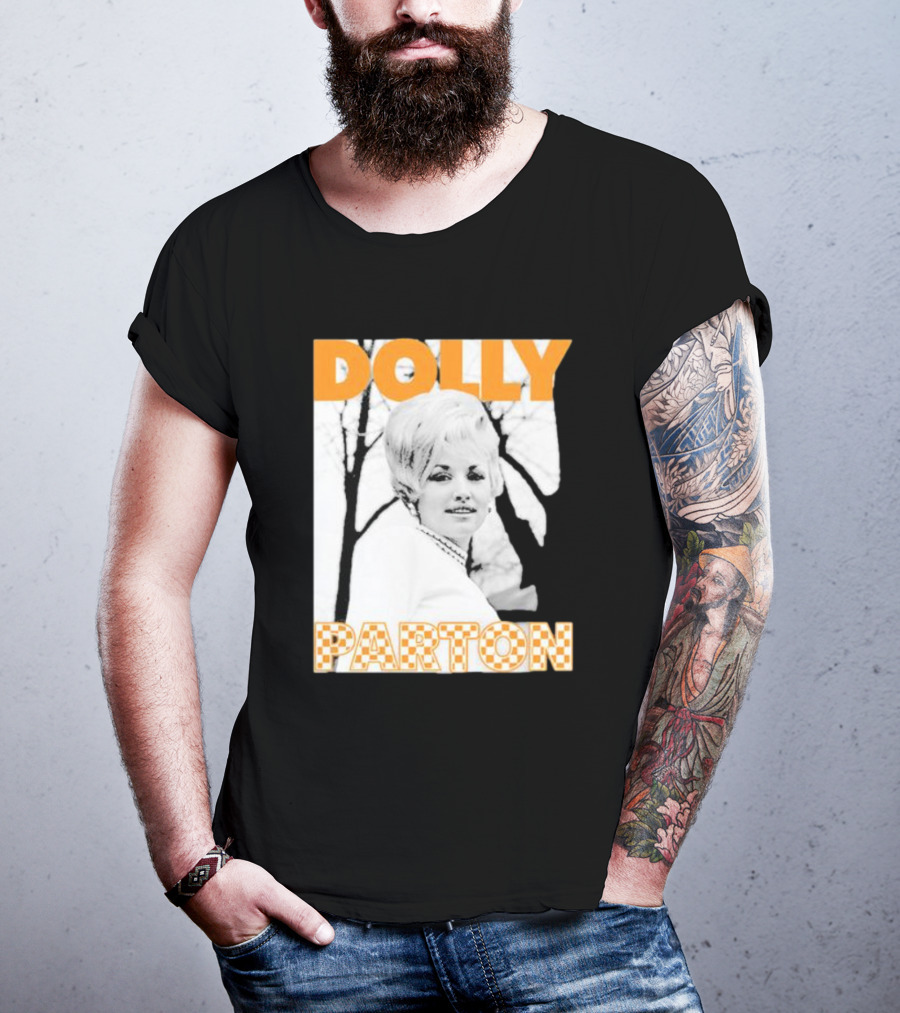 Dolly Parton Retro Black And White Tennessee T-Shirt