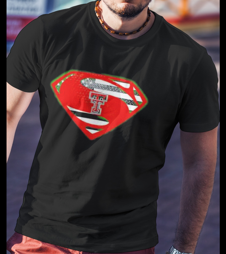 Texas Tech Red Raiders TT Superman T-Shirt