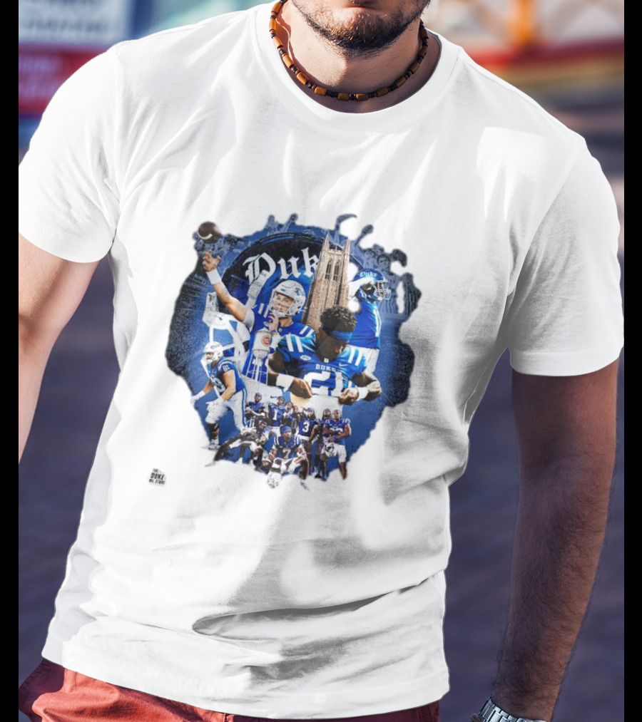 Duke Football Team Celebration Images Tower T-Shirt