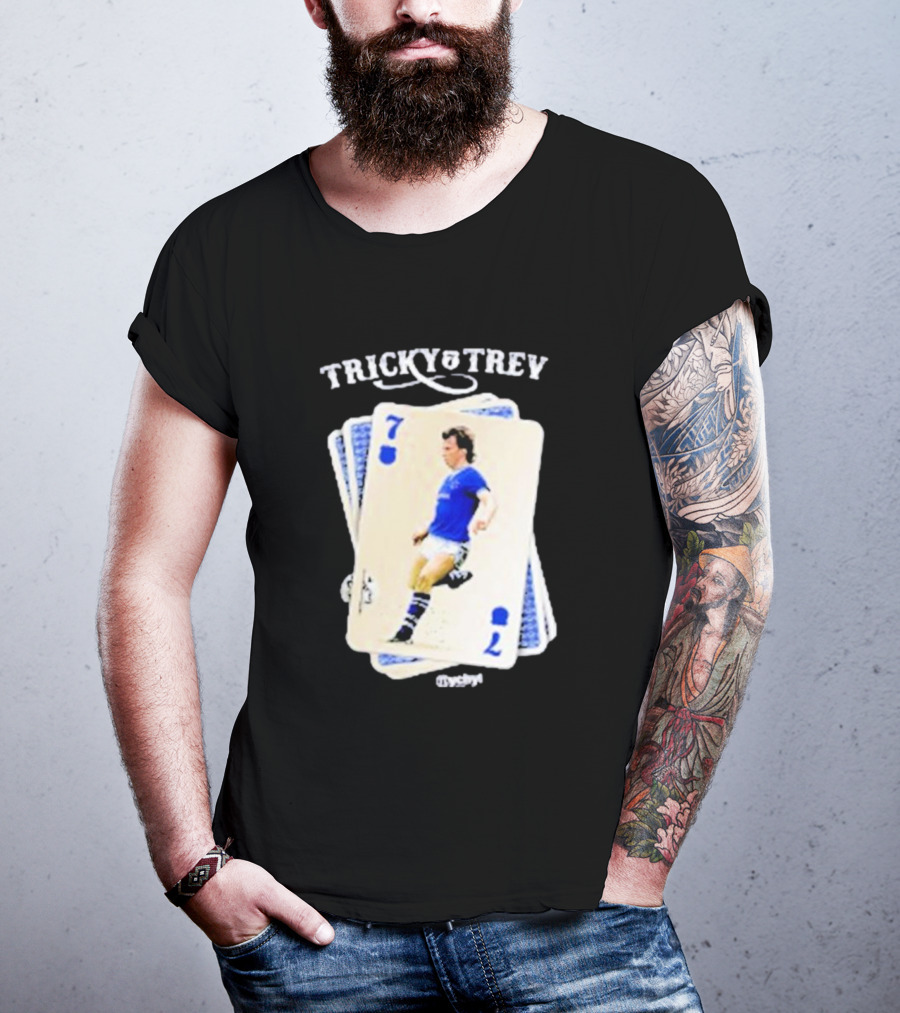 Tricky Trev Playing Card The Nil Satis Factory Keep Your Cards Close To Your Chest T-Shirt
