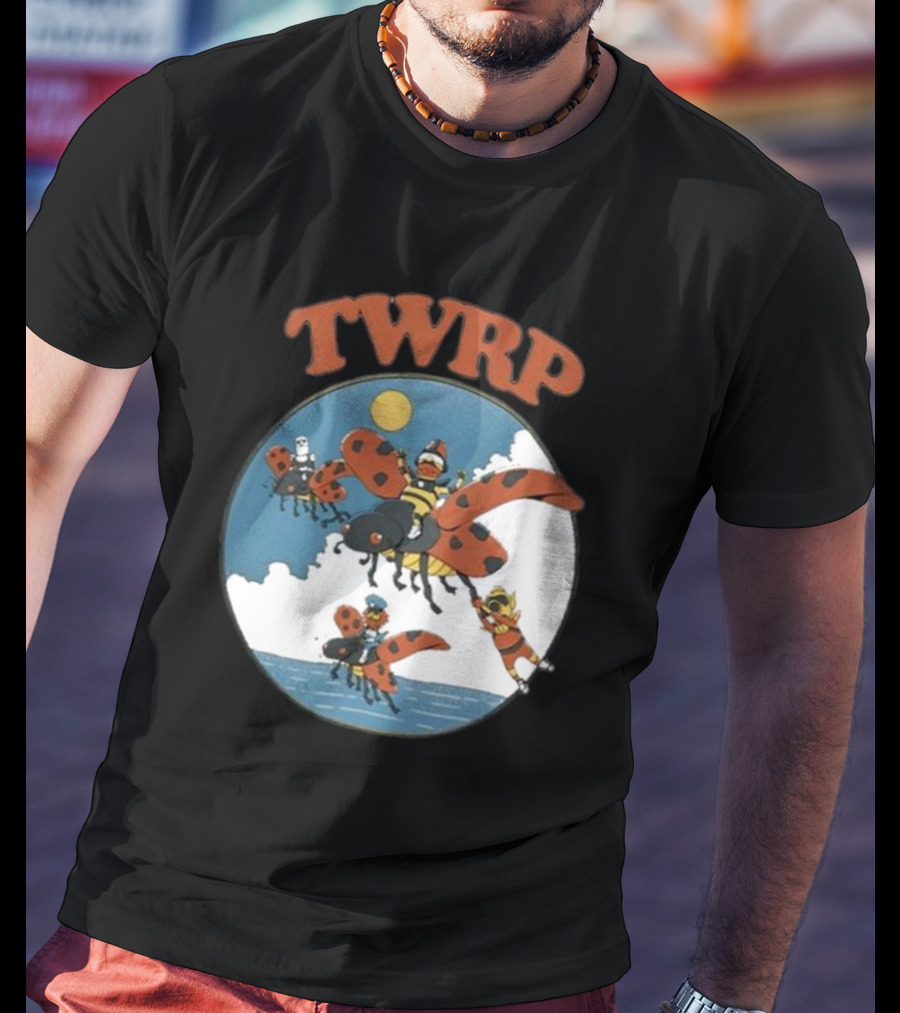 TWRP Band Riding Giant Ladybugs Under The Sun T-Shirt