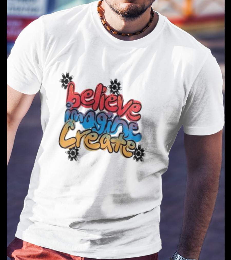 Believe Imagine Create Vic Garcia T-Shirt