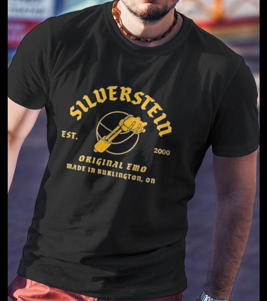 Silverstein Original Emo Made In Burlington ON Est 2000 T-Shirt