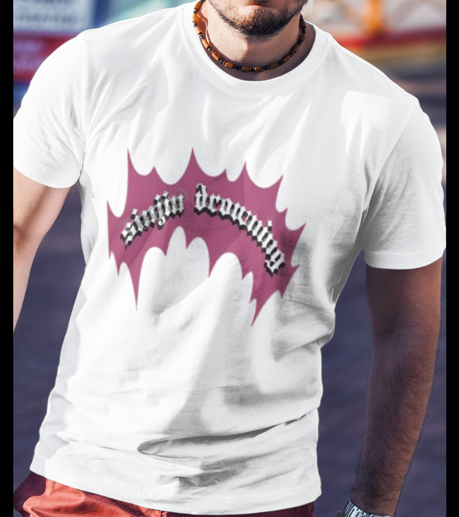 Sinjin Drowning Pink Burst T-Shirt